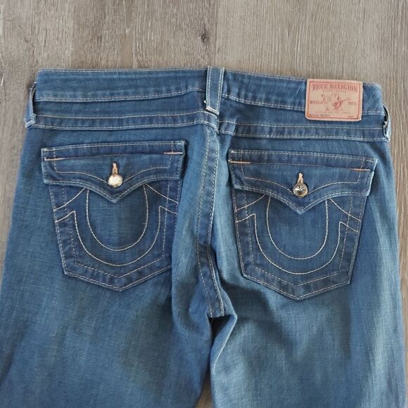 True Religion | Swarovski Crystal Becky Bootcut Jeans 31 - Picture 7 of 12